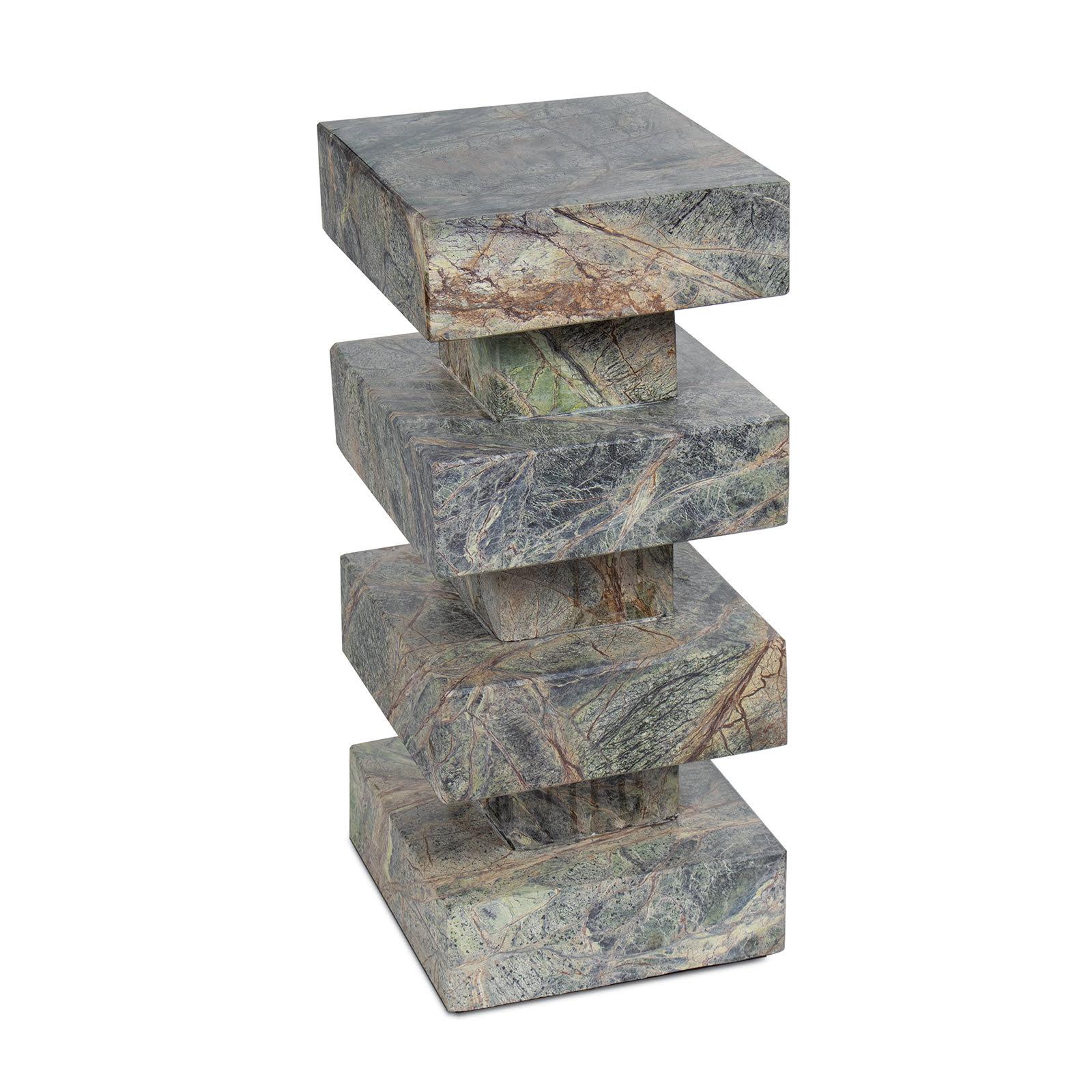 Charli Marble Accent Table | Green