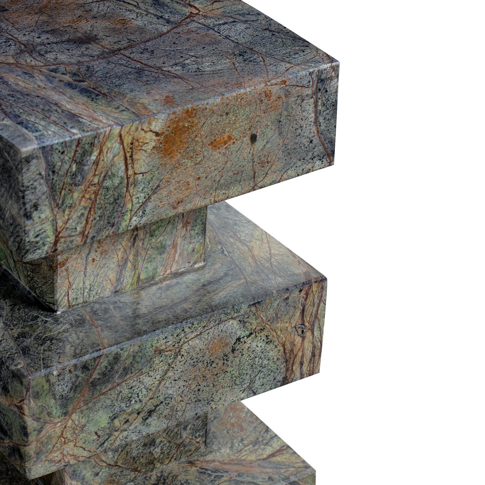 Charli Marble Accent Table | Green