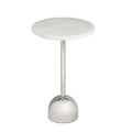 Arthur Accent Table | Polished Nickel