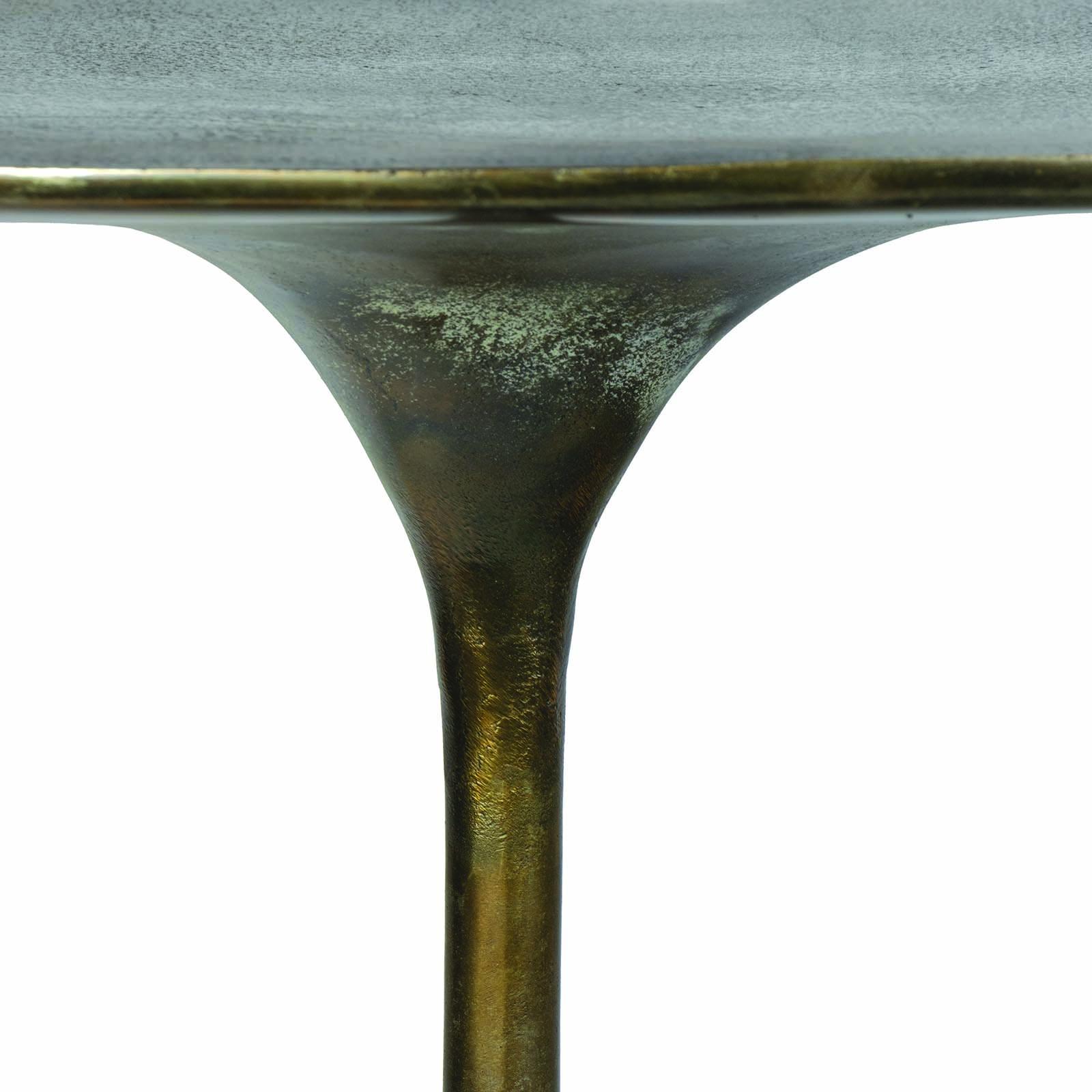 Rizzo Accent Table | Brass