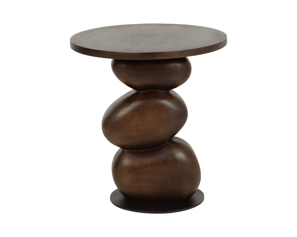 Paplo End Table - Medium Brown