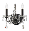 Butler 14'' Swarovski Spectra Crystal English Bronze Sconce