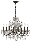 Butler 25.5'' Hand Cut Crystal English Bronze Chandelier