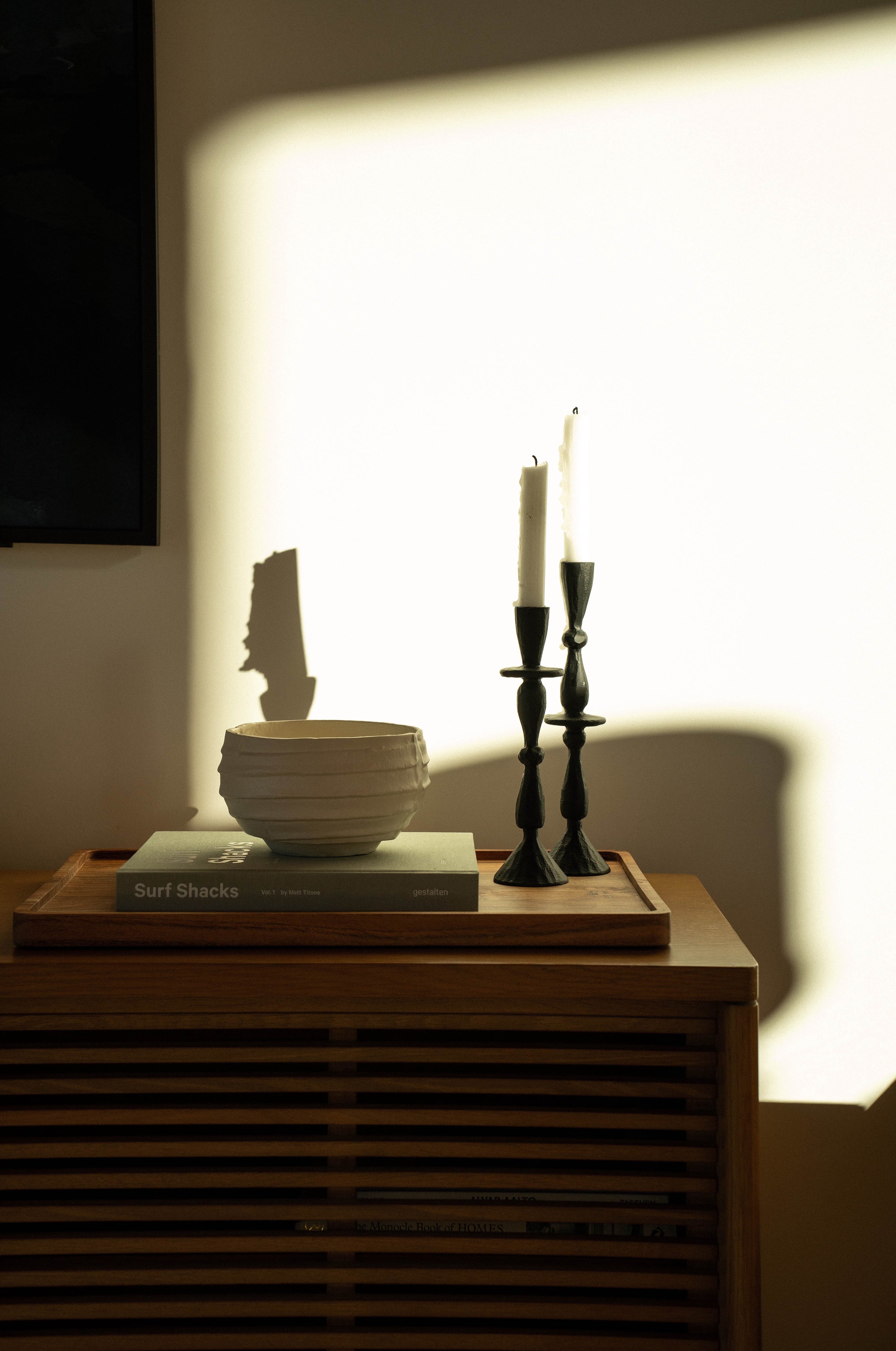 Imani Candle Holder M, Black
