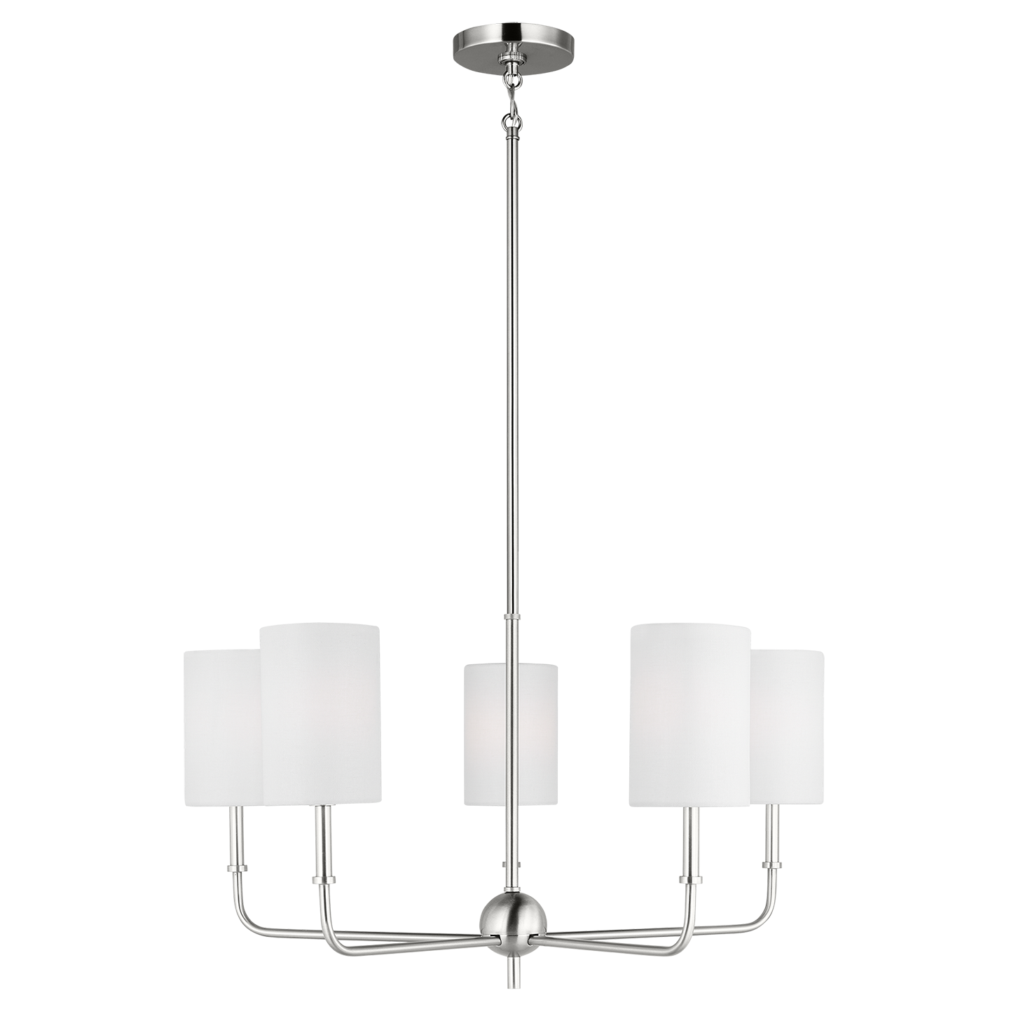 Foxdale 5-Light Chandelier | Brushed Nickel
