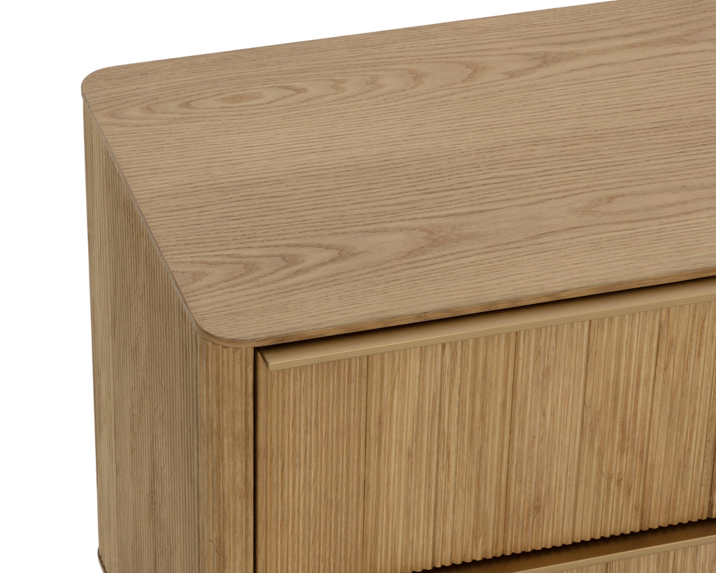 Kalla Nightstand - Large - Rustic Oak