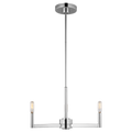 Fullton 3-Light Chandelier | Chrome | No Shade Bulb(s) Not Included