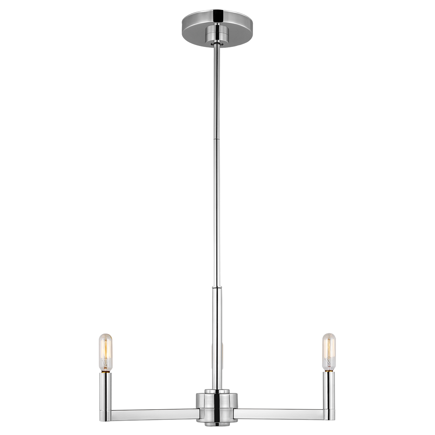 Fullton 3-Light Chandelier | Chrome | No Shade Bulb(s) Not Included