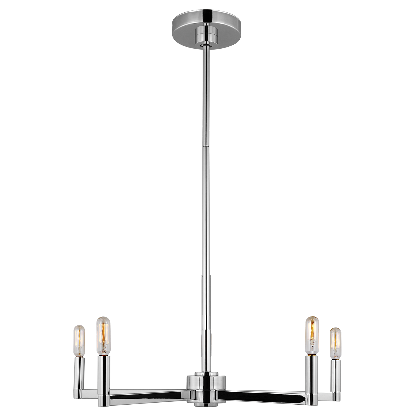 Fullton 5-Light Chandelier | Chrome | No Shade Bulb(s) Not Included