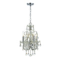 Imperial 12'' Hand Cut Crystal Polished Chrome Chandelier