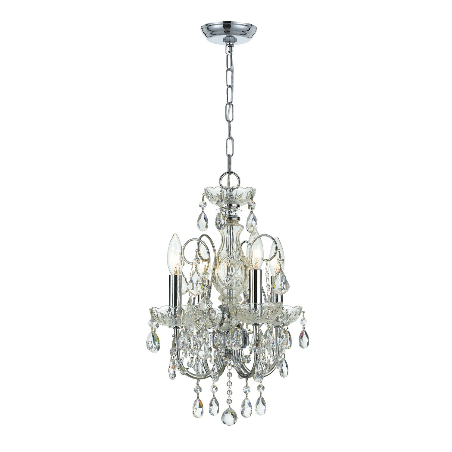 Imperial 12'' Swarovski Strass Crystal Polished Chrome Chandelier