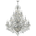 Imperial 36.5'' Hand Cut Crystal Polished Chrome Chandelier