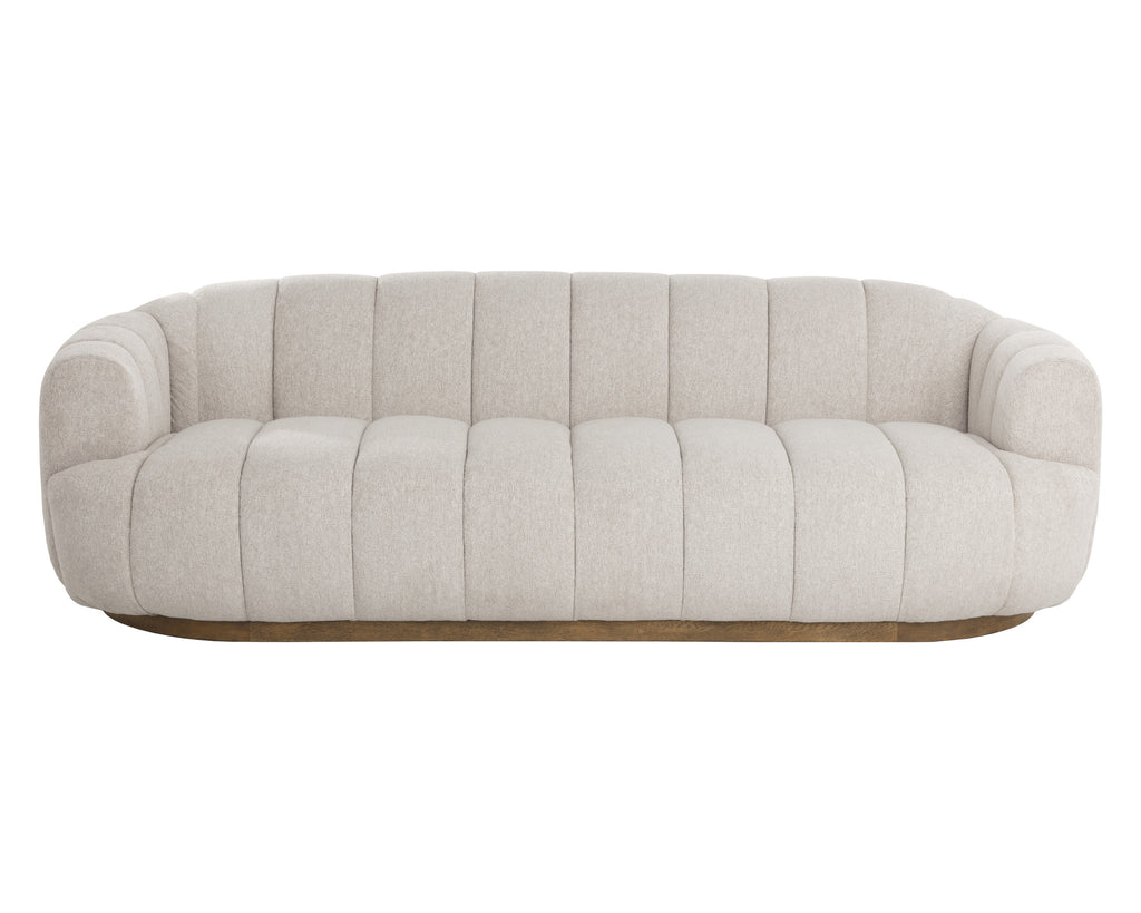 Tadeo Sofa - Warm Brown - Dove Cream