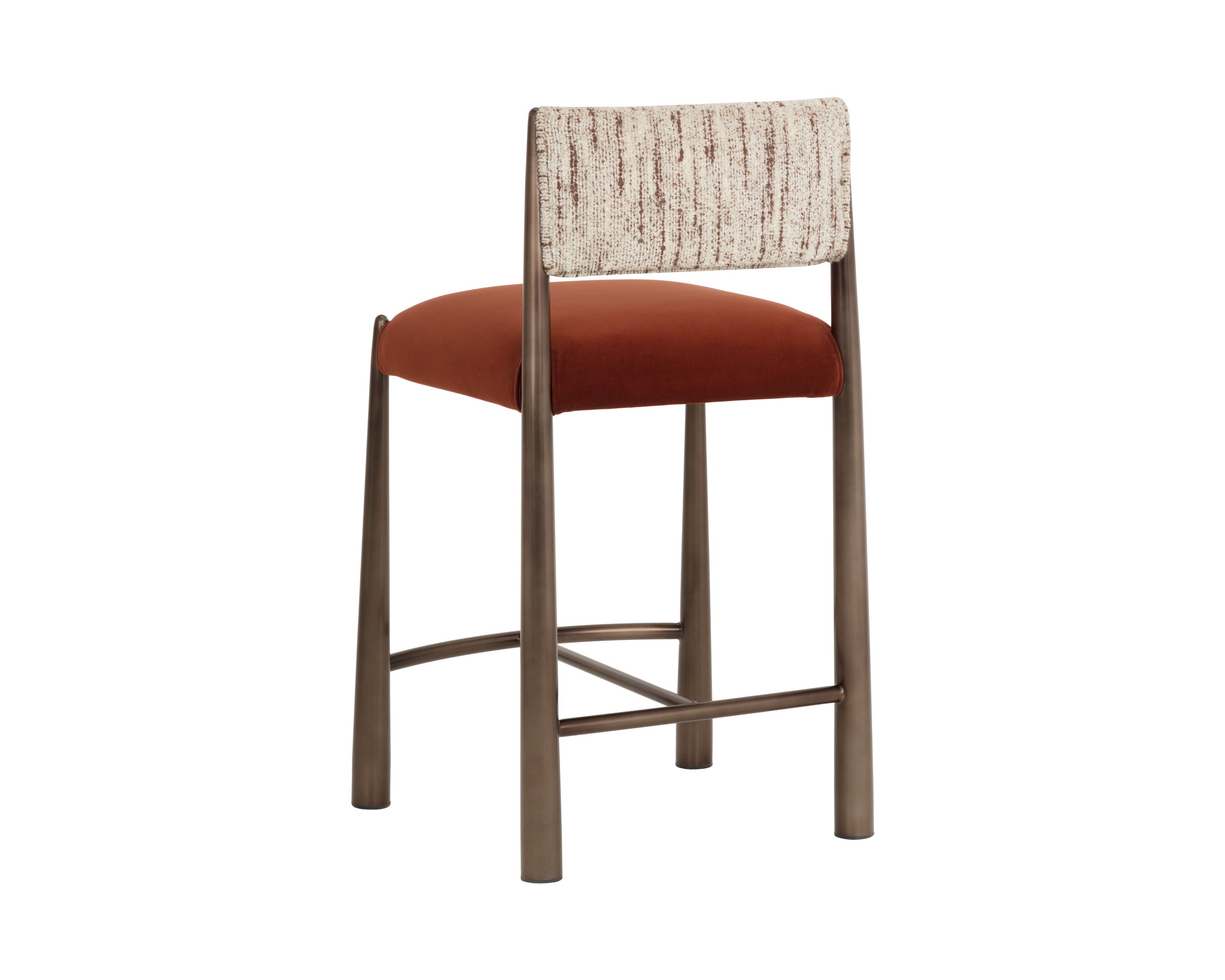 Bayard Counter Stool - Dark Bronze - Meg Rust / Terri Nutmeg