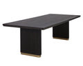Kalla Dining Table - Rectangular - Charcoal - 96"