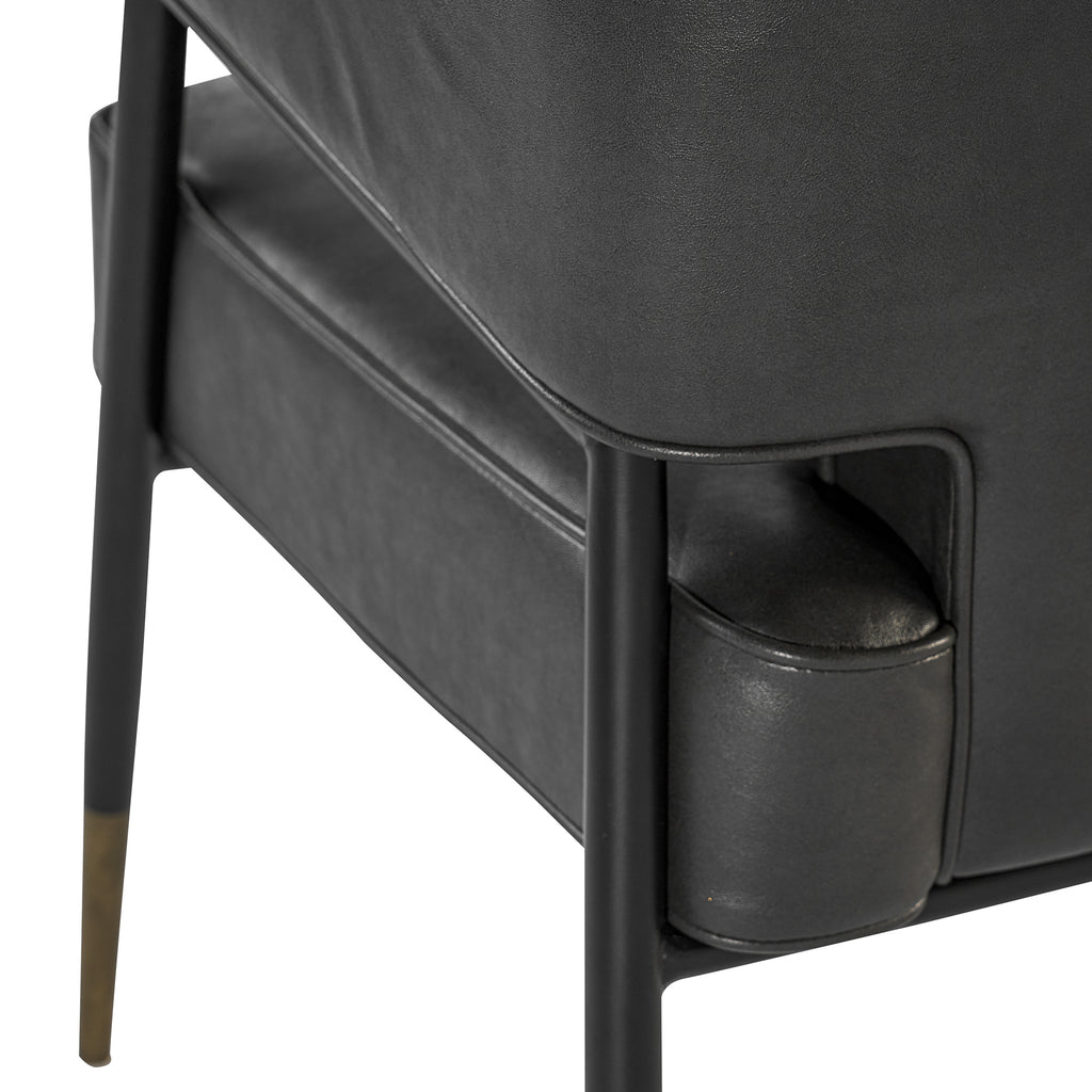Derome Dining Armchair - Bravo Portabella