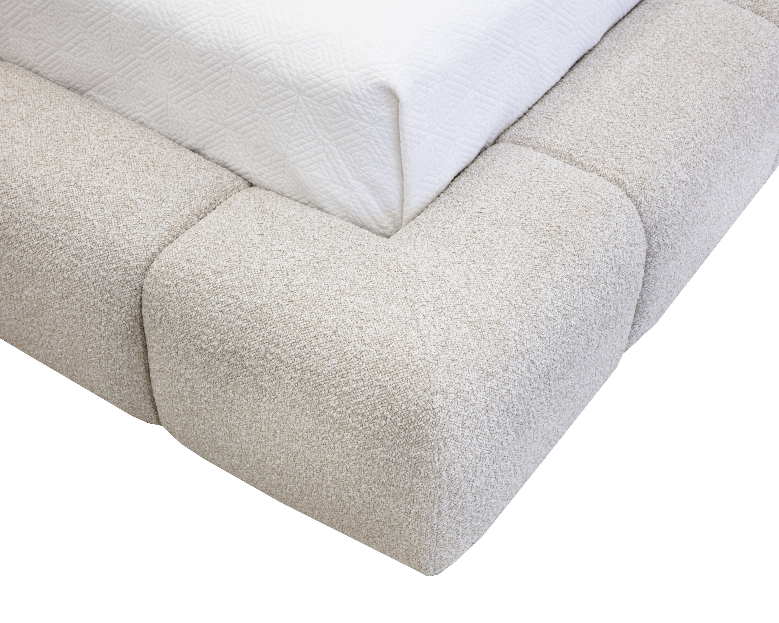 Olena Bed - Queen - Santa Cruz Oatmeal