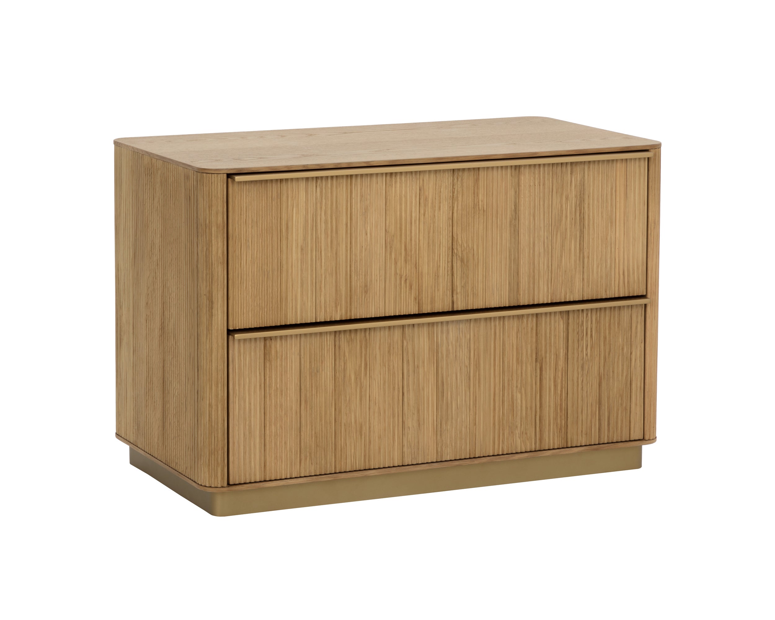 Kalla Nightstand - Large - Rustic Oak