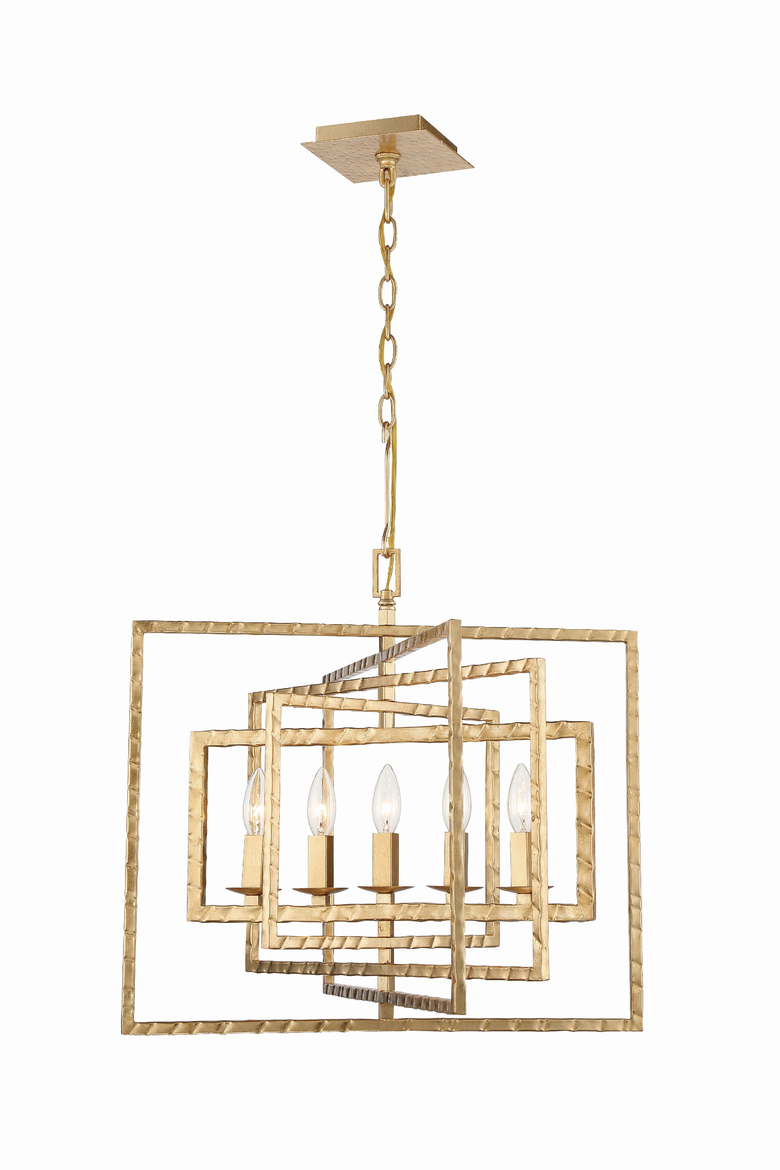 Capri 24'' Antique Gold Chandelier