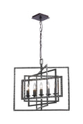 Capri 24'' Raw Steel Chandelier