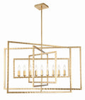 Capri 39'' Antique Gold Chandelier