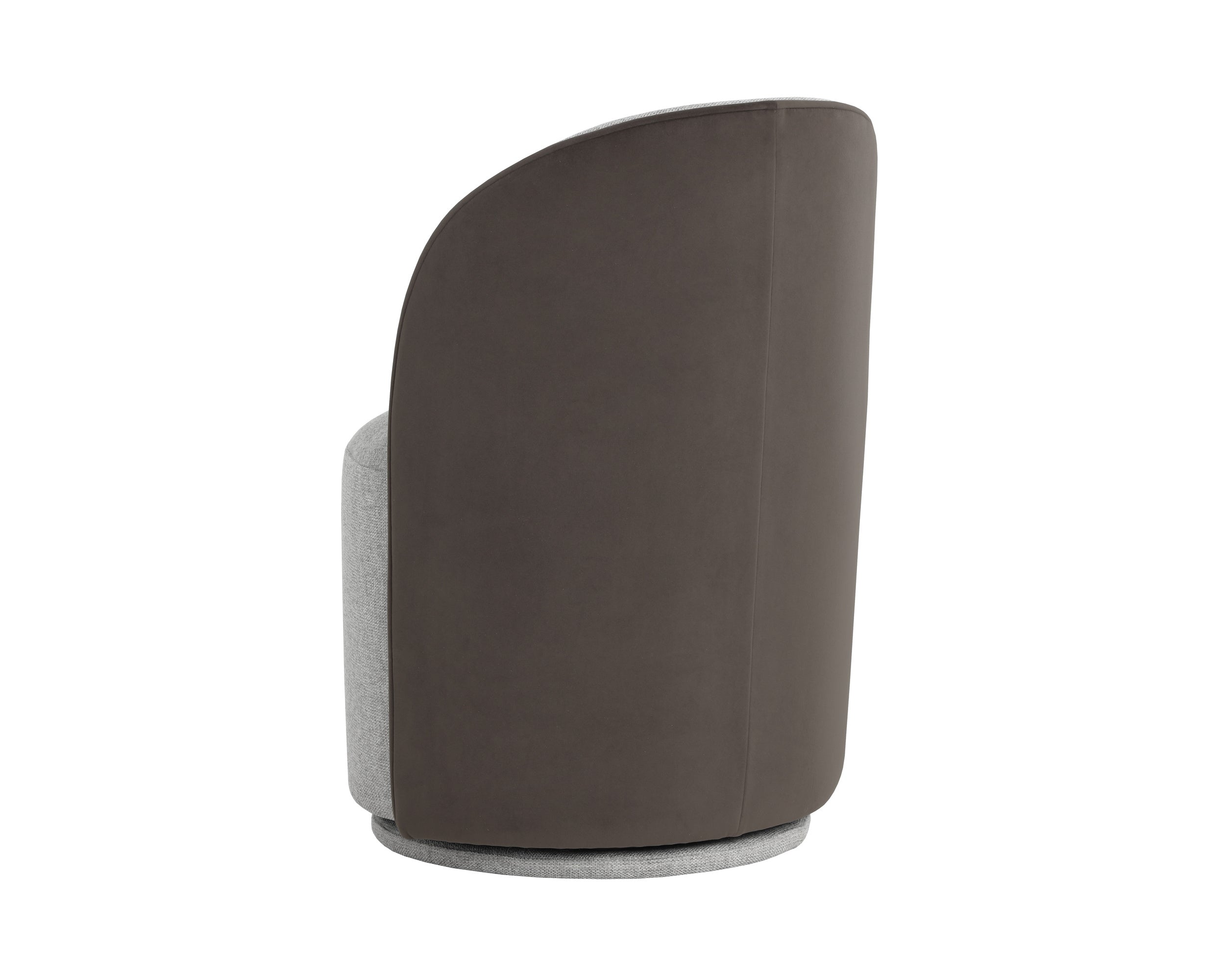 Cavoli Swivel Dining Chair - Belfast Heather Grey / Meg Ash