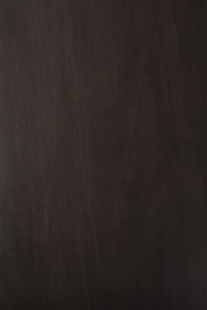 Pi Side Table | Varnished Mahogany | Dark Brown | Round