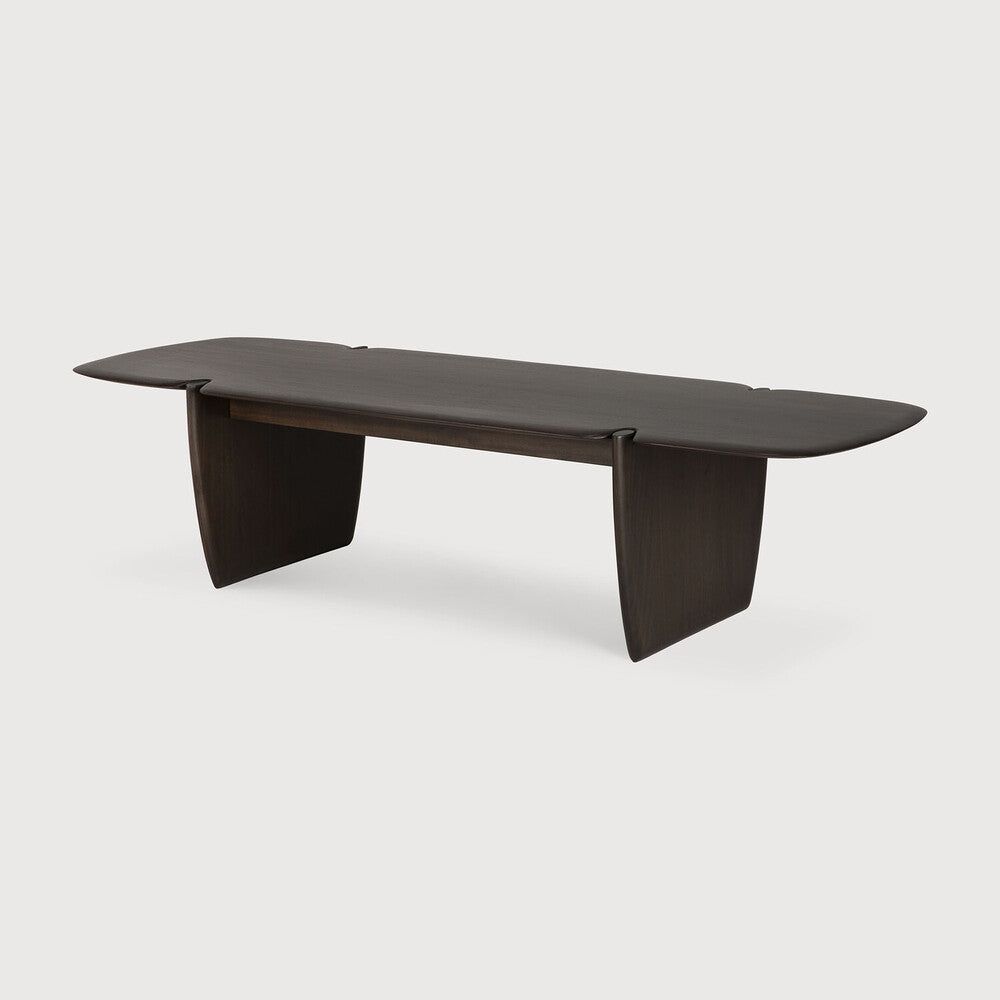 Pi Coffee Table | Varnished Mahogany | Dark Brown | Rectangular