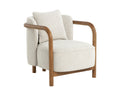 Beatrice Lounge Chair - Dove Cream
