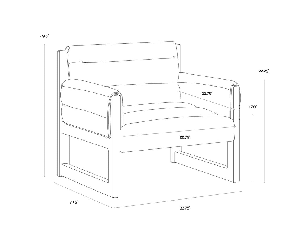 Ferguson Lounge Chair - Geralt Linen
