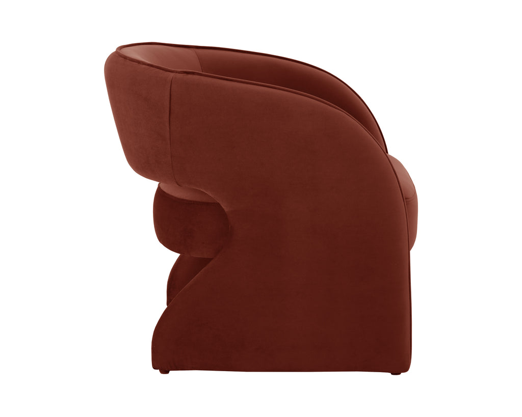 Rosalia Lounge Chair - Meg Rust
