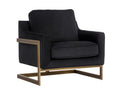 Kalmin Lounge Chair - Abbington Black