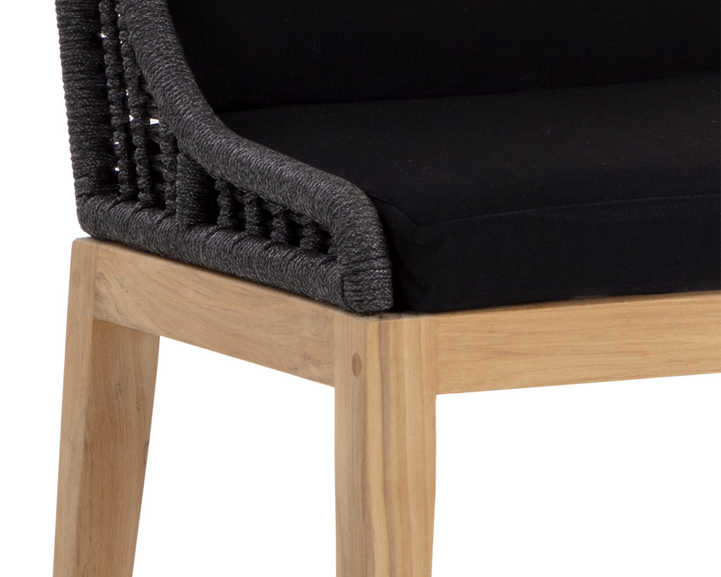 Sorrento Dining Chair - Natural - Arashi Black
