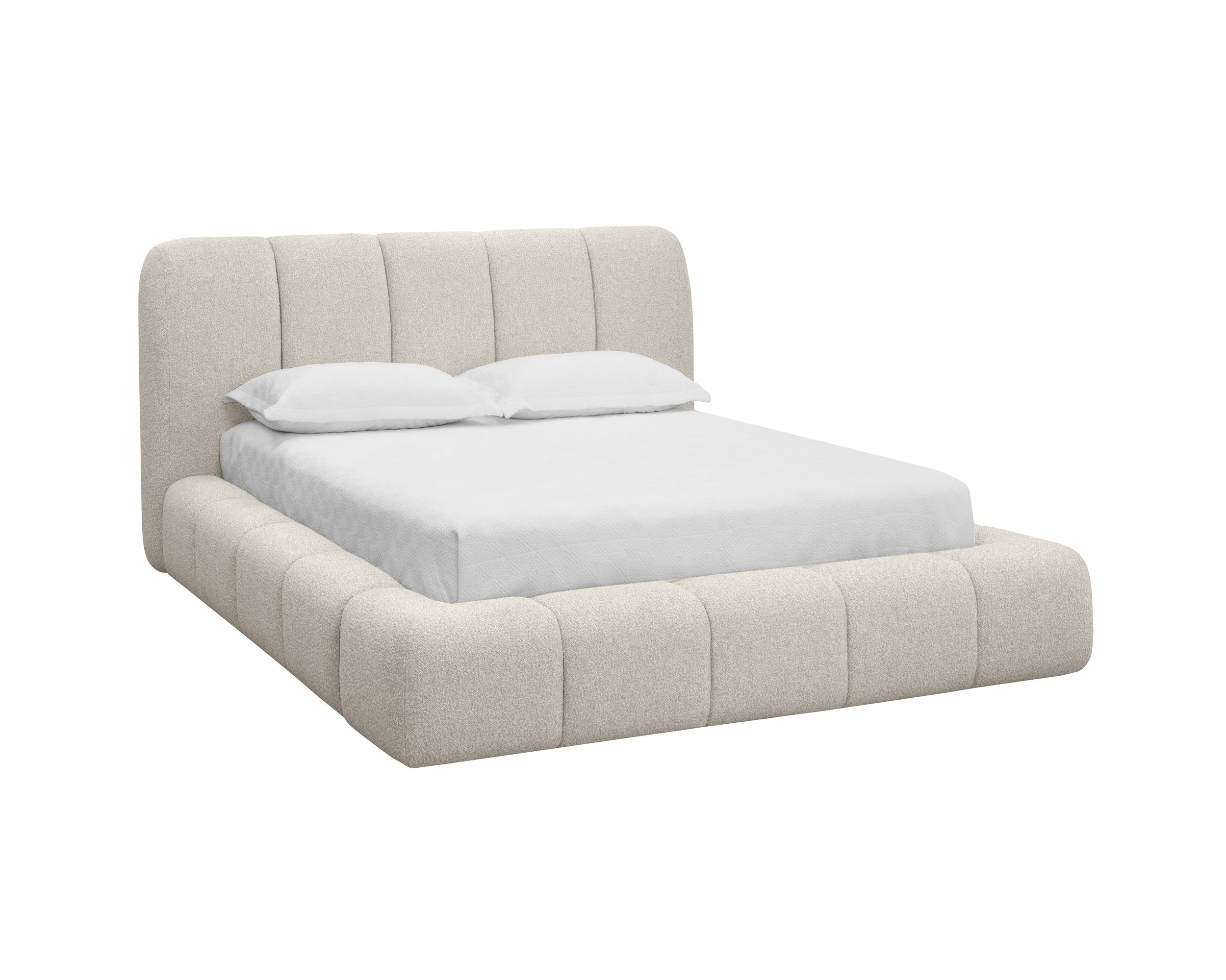 Olena Bed - Queen - Santa Cruz Oatmeal