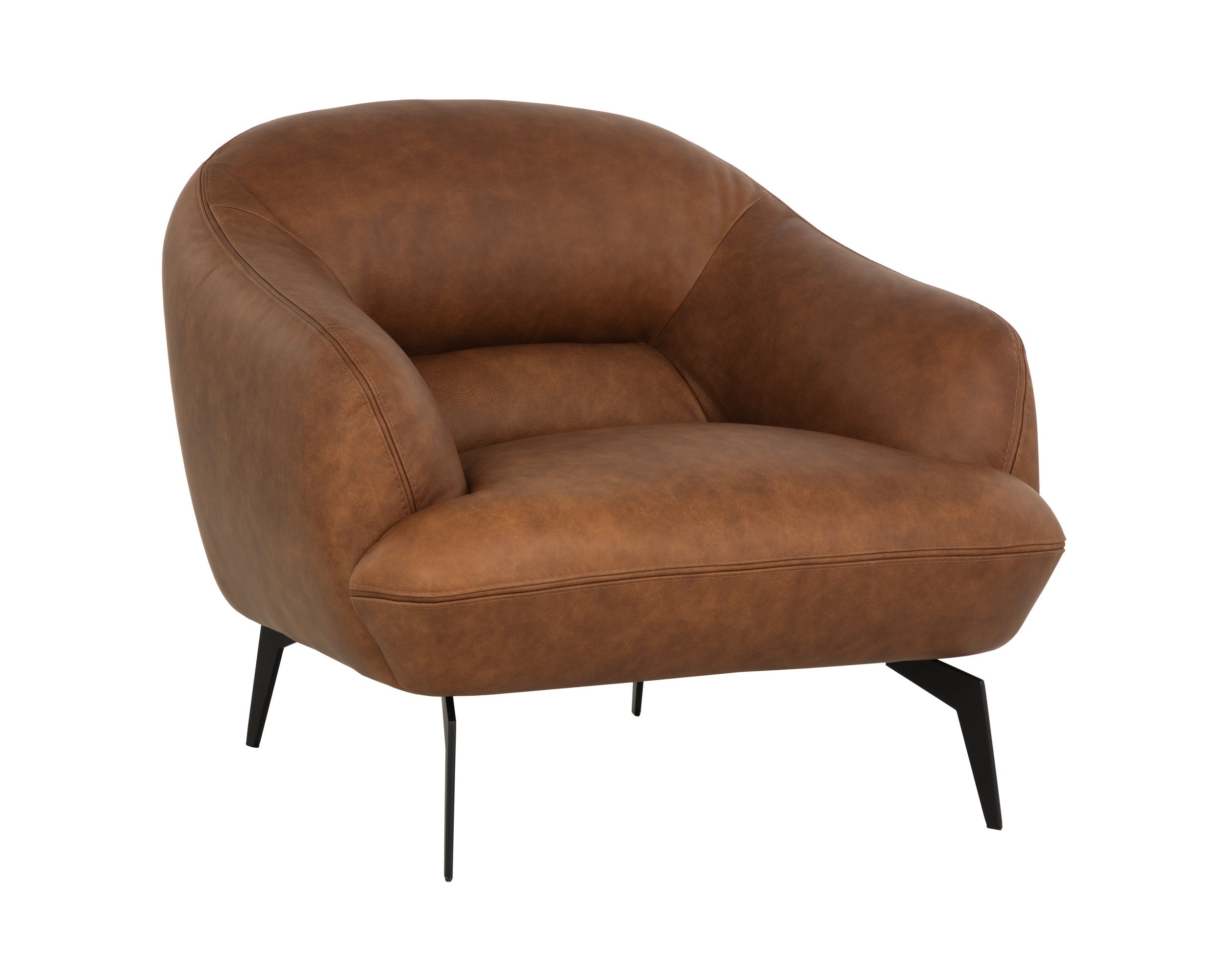 Armani Armchair - Cognac Leather