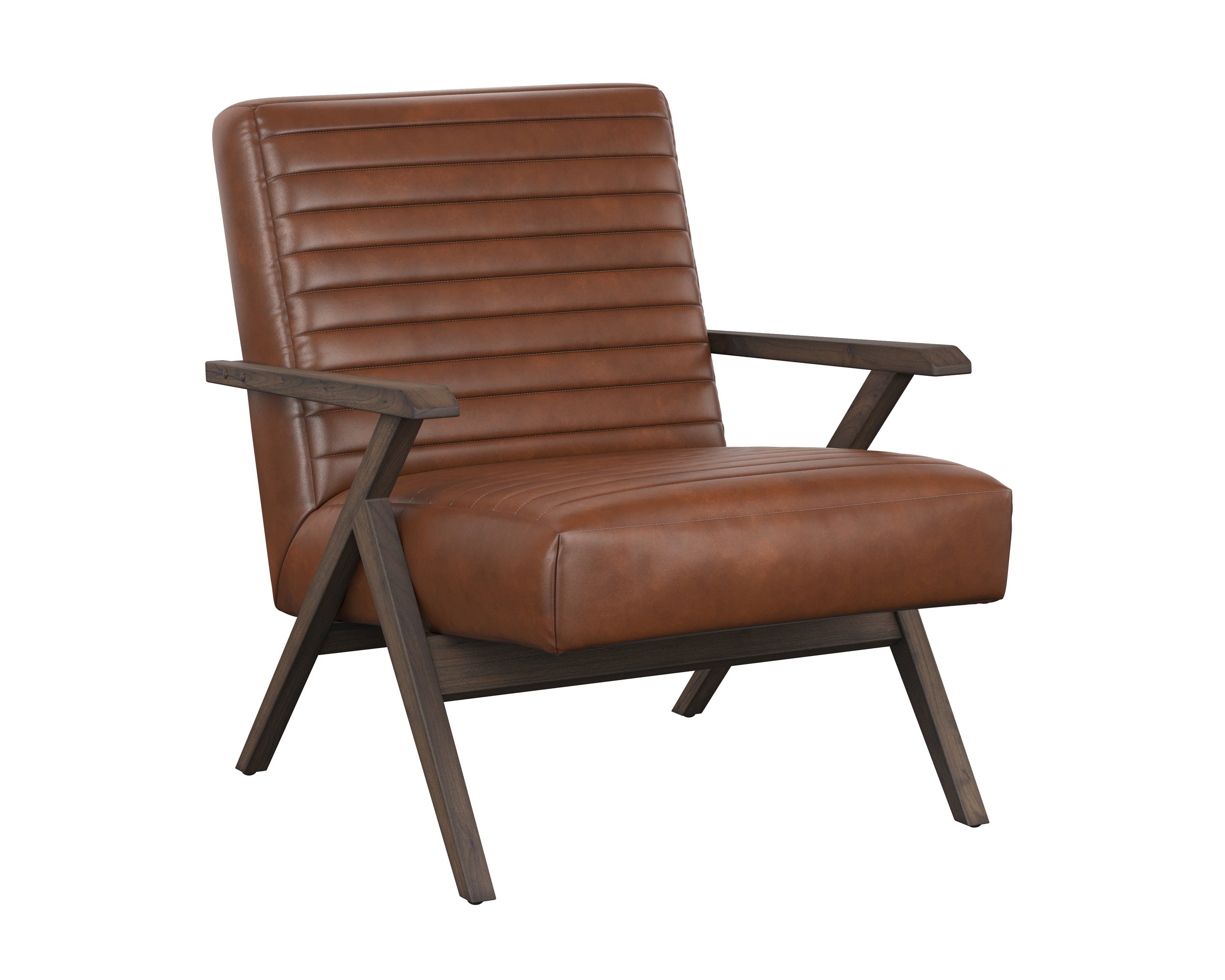 Peyton Lounge Chair - Bravo Cognac