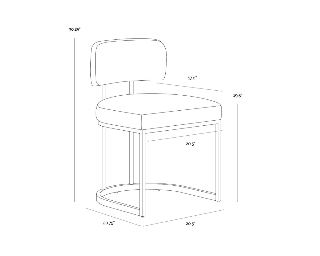 Larissa Dining Chair - Bravo Black / Halton Birch