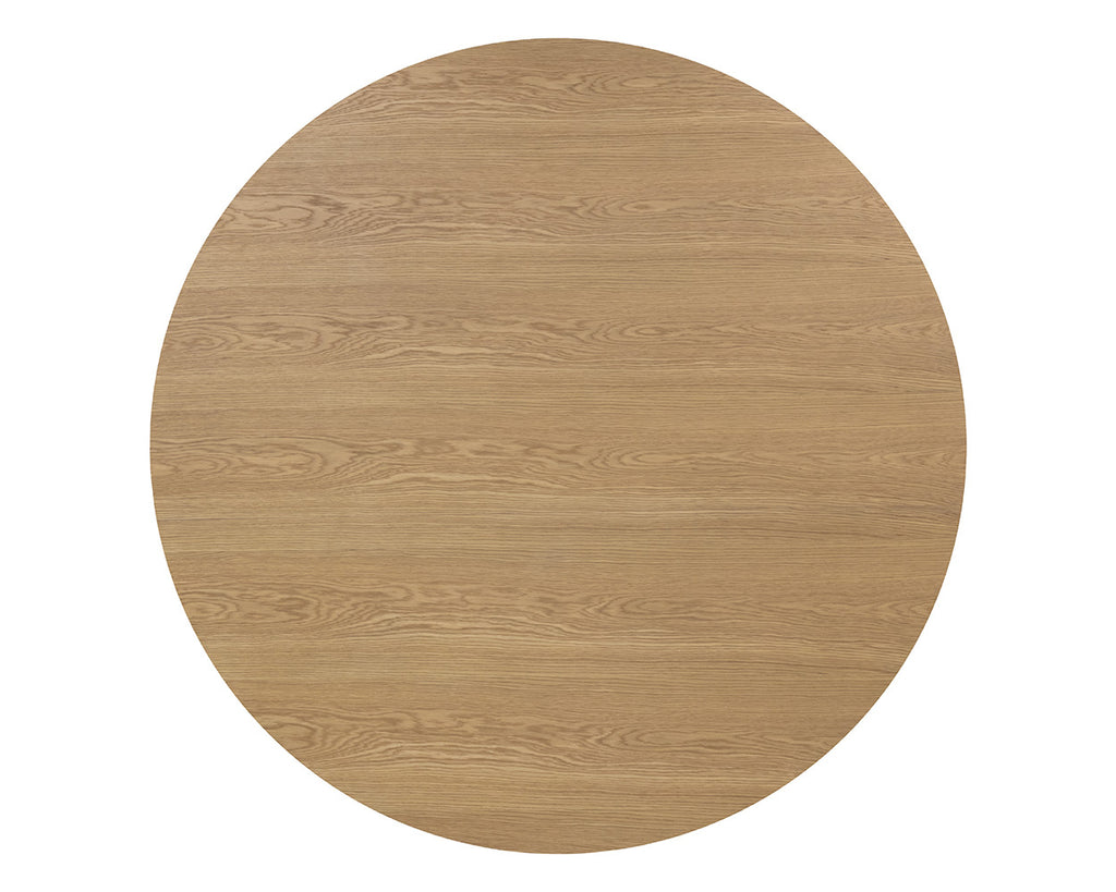 Kalla Dining Table - Round - Rustic Oak - 68"