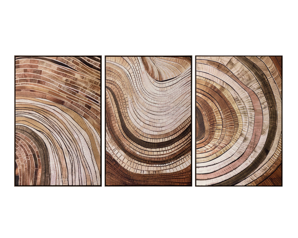 Turning Point Iii - 40" X 60" - Bronze Floater Frame