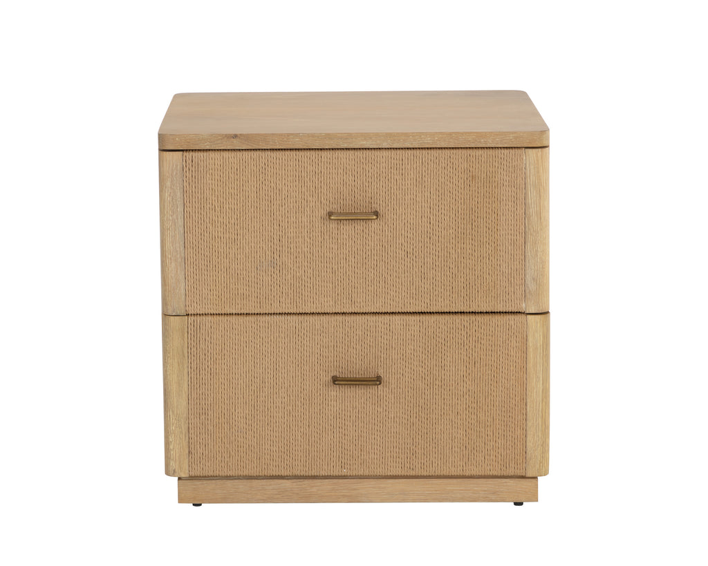 Etienne Nightstand - Rustic Oak