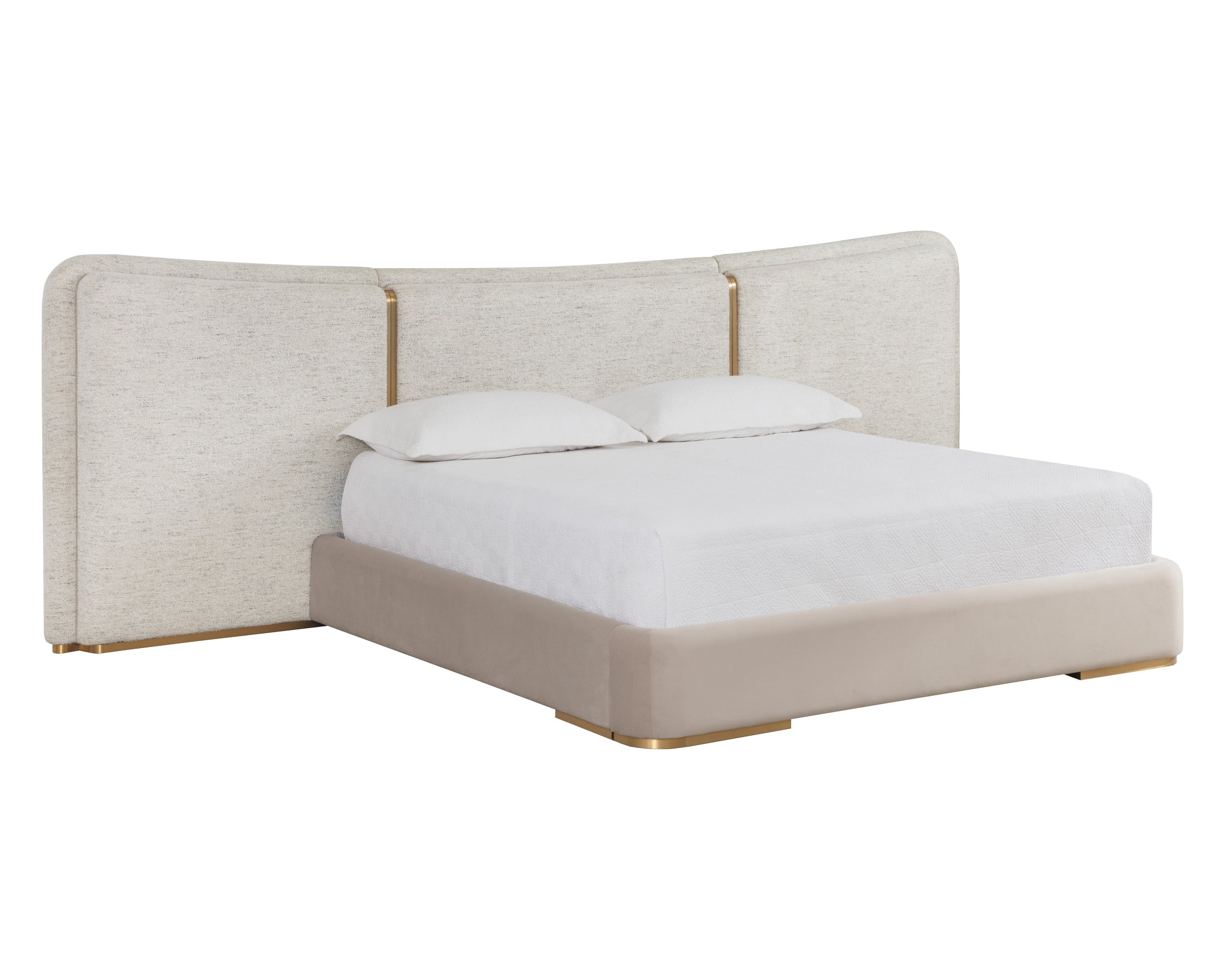 Clarimond Bed - King - Hailey Moon / Meg Taupe