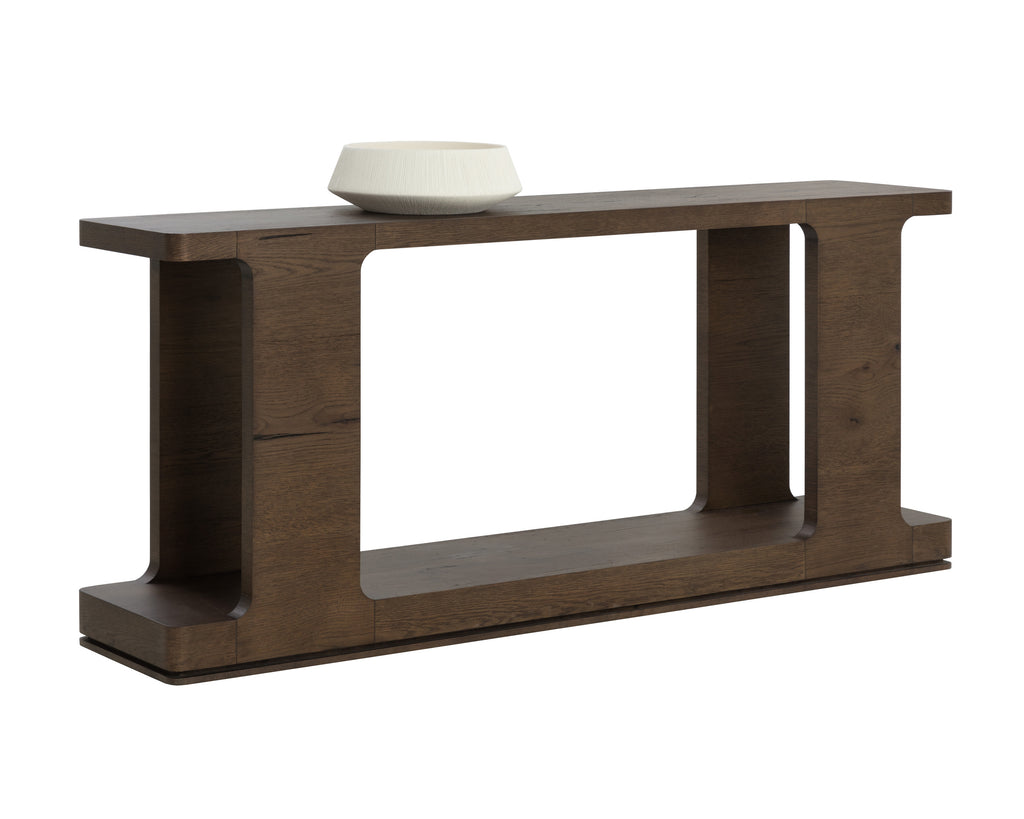 Hercules Console Table - Aged Brown