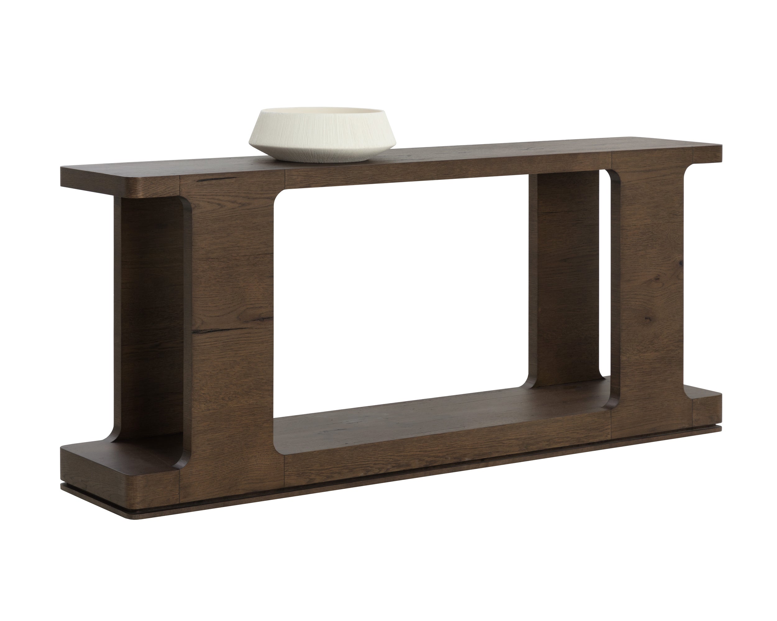 Hercules Console Table - Aged Brown