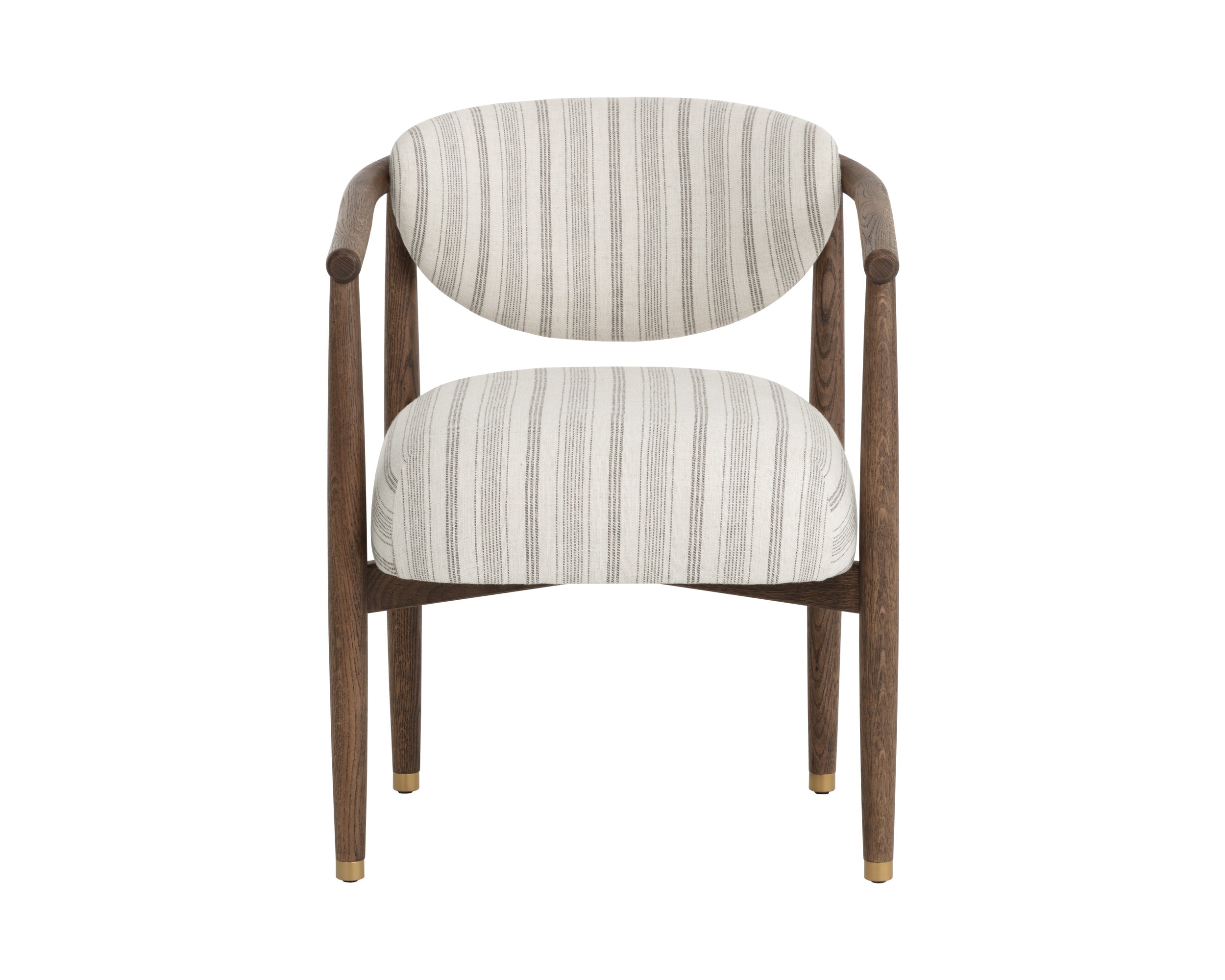 Sigrid Dining Armchair - Antique Brown - Gifford Script