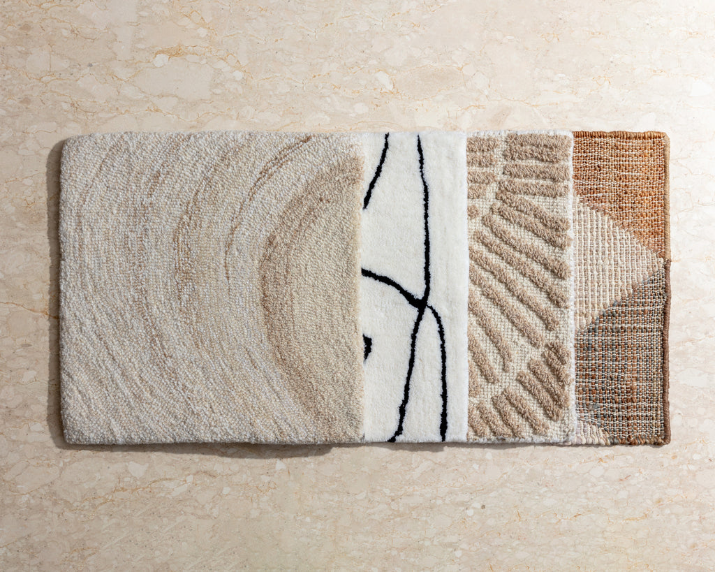Tilda Hand -Tufted Rug - Ivory / Charcoal - 8' X 10'