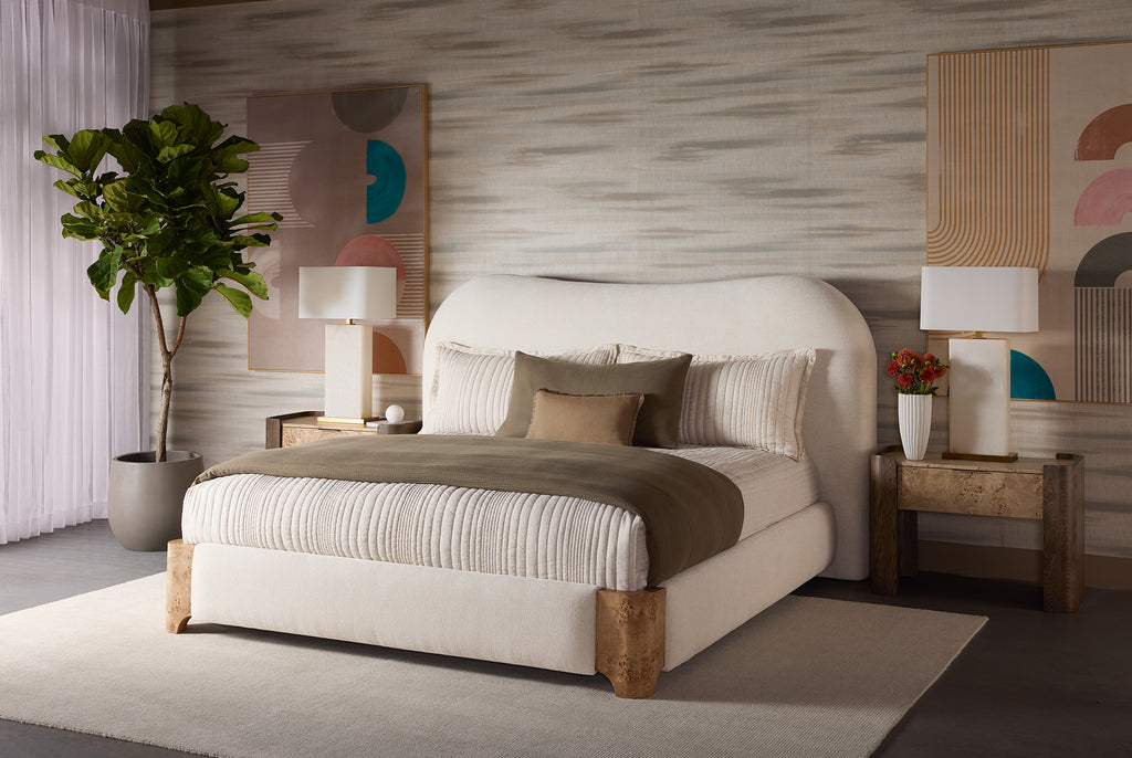 Knowles Bed - King - Eclipse White