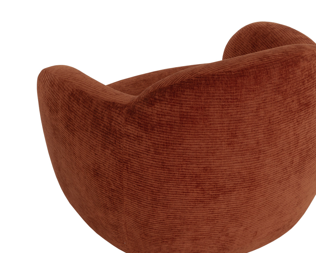 Ismo Swivel Lounge Chair - Opera Spice