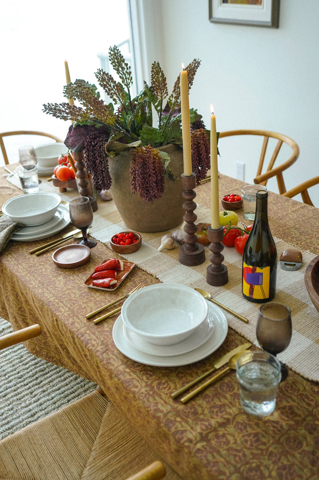 Mayur Block Print Tablecloth