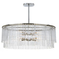 Bleecker 36'' Polished Chrome Oval Chandelier