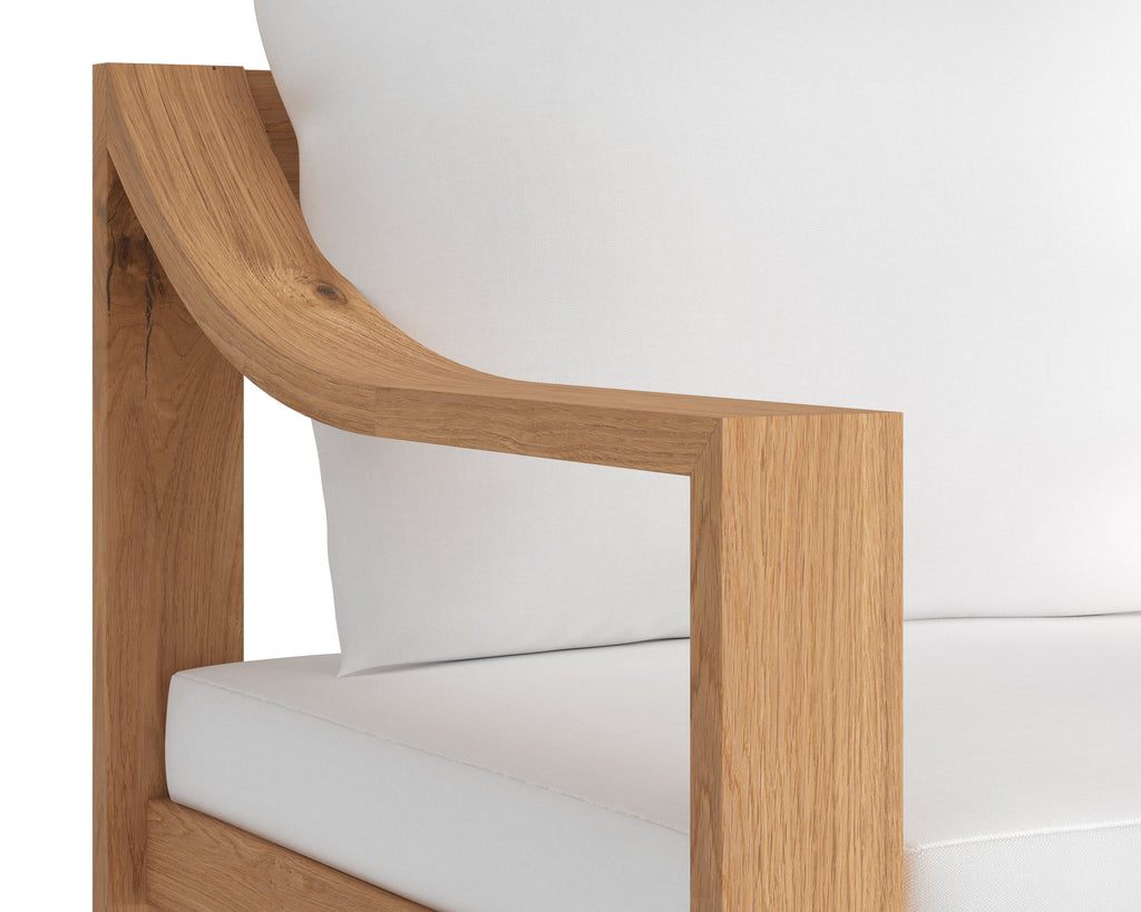 Tahiti Dining Armchair - Stinson White